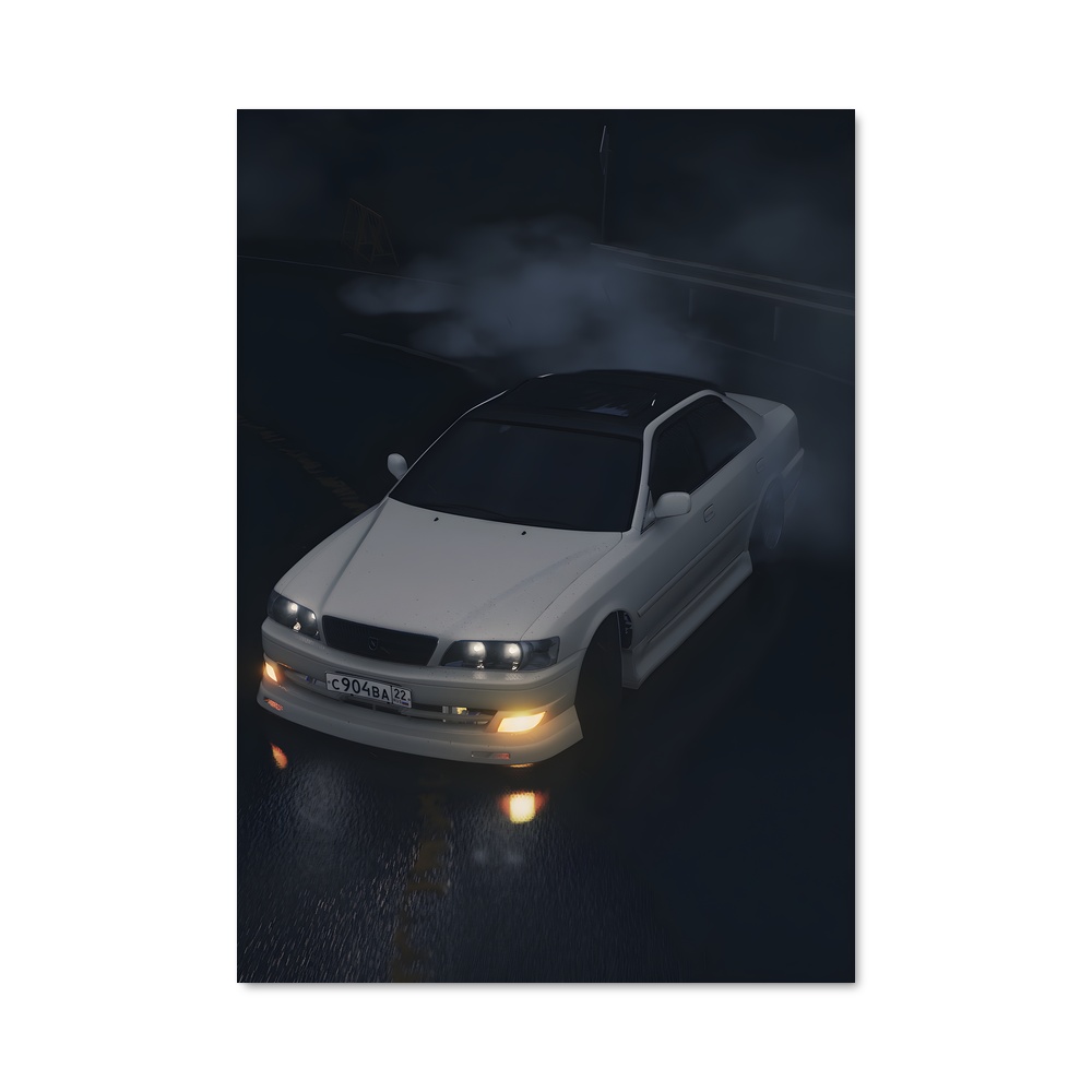 Poster Chaser jzx100 Éclatant